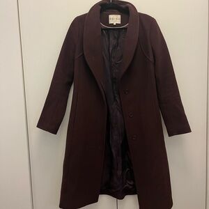 🆕 Reiss Purple Coat Classic Tailored Design